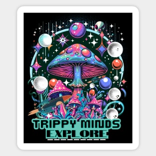 Trippy Minds Explore Sticker